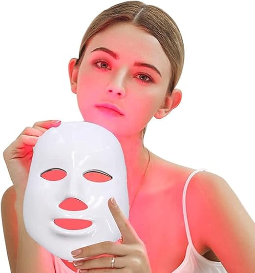 LED Facial Mask Skin Rejuvenation Face Care Treatment Beauty Anti Acne Therapy Whitening Skin Machine LAMPEL