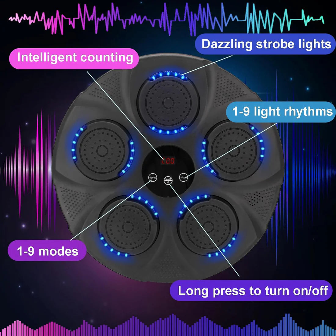 Bluetooth Boxing Machine with Music LAMPEL
